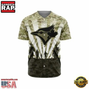 MLB Toronto Blue Jays Special Honor Veterans Design Baseball Jersey