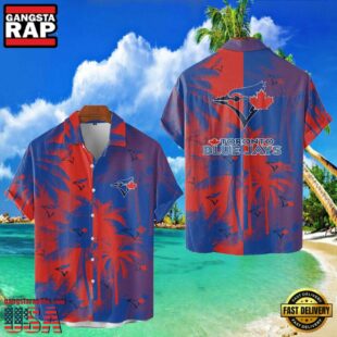 MLB Toronto Blue Jays Tropical Palm Trees Style Hot Trending Hawaiian Shirt