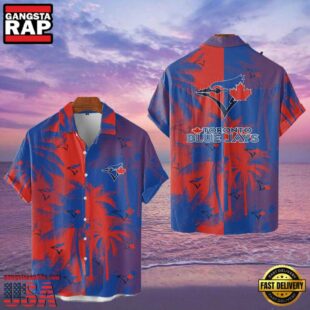 MLB Toronto Blue Jays Tropical Palm Trees Style Hot Trending Hawaiian Shirt