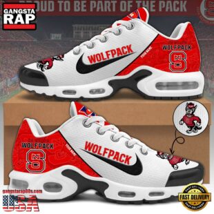 Nc State Wolfpack Football Mascot Symbol Custom Air Max Plus Shoes