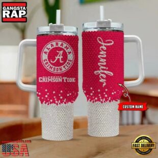 NCAA Alabama Crimson Tide Personalized Stanley Diamond Tumbler 40oz