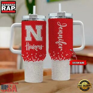 NCAA Nebraska Cornhuskers Personalized Stanley Diamond Tumbler 40oz