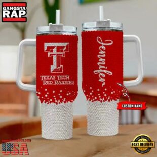 NCAA Texas Tech Red Raiders Personalized Stanley Diamond Tumbler 40oz