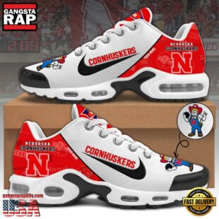 Nebraska Cornhuskers Football Mascot Symbol Custom Air Max Plus Shoes