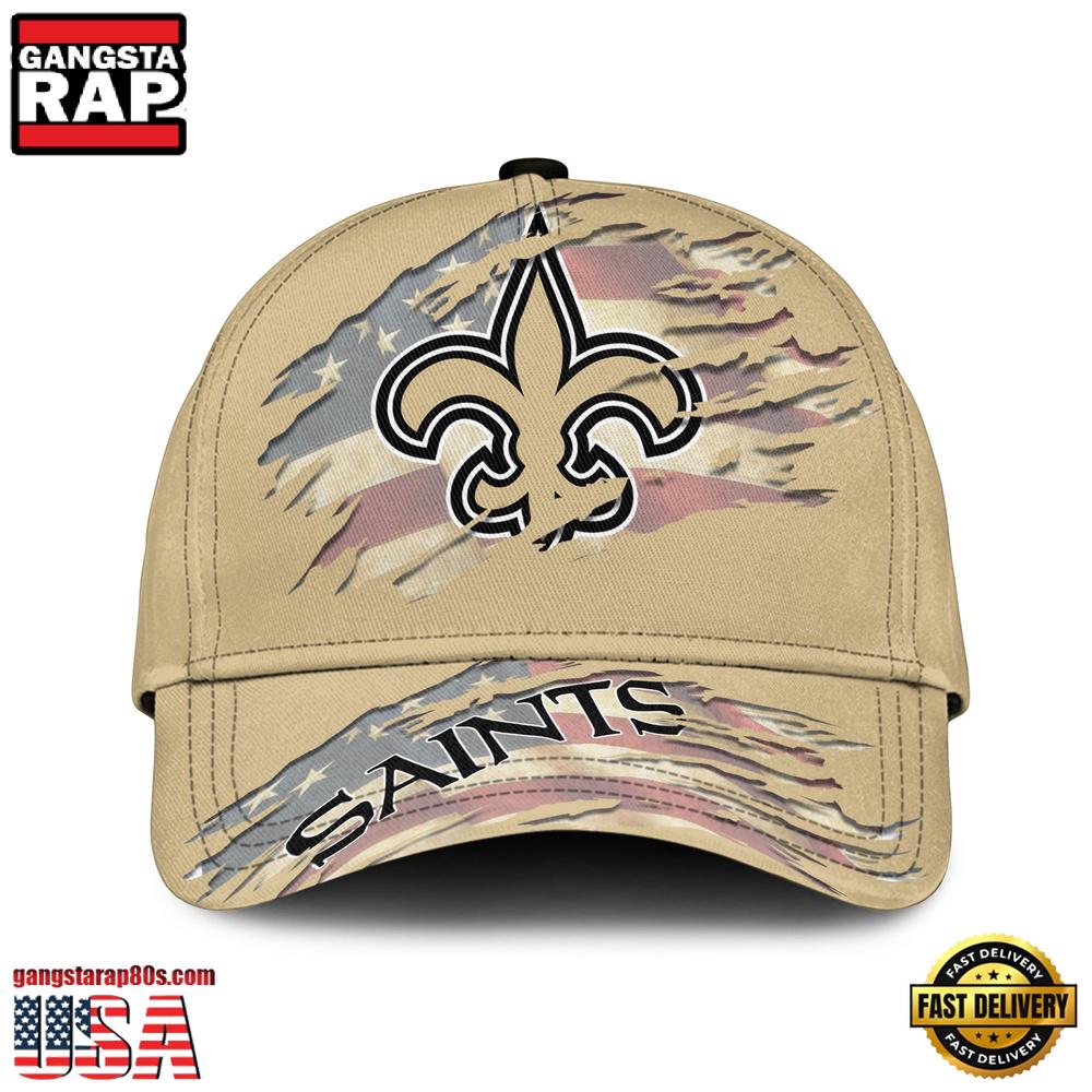 NFL New Orleans Saints American Flag Baseball Cap Snapback Hats NFL New Orleans Saints American Flag Baseball Cap Snapback Hats