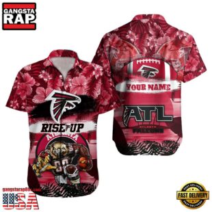 NFL Atlanta Falcons Mascot Football Hawaiian Shirt