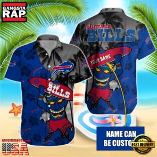 NFL Buffalo Bills Retro Custom Name Hawaiian Shirts