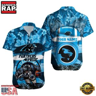 NFL Carolina Panthers Mascot Football Hawaiian Shirt