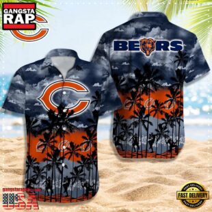 NFL Chicago Bears Logo Team Vintage Hawaiian Shirt