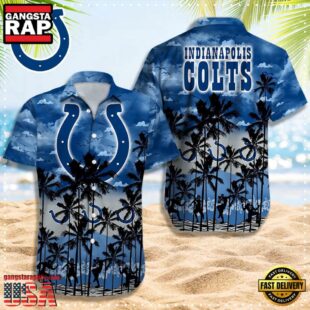 NFL Indianapolis Colts Logo Team Vintage Hawaiian Shirt