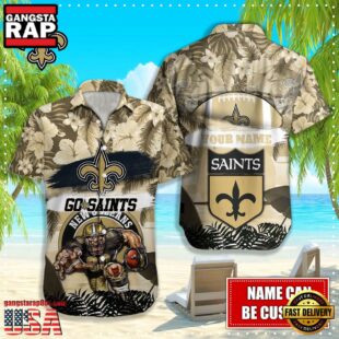 NFL New Orleans Saints Mascot Football Hawaiian Shirt