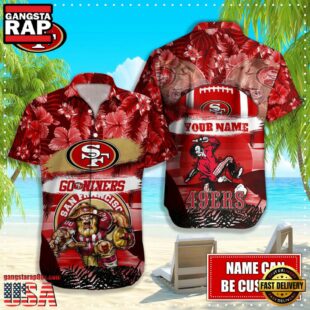 NFL San Francisco 49ers Mascot Football Hawaiian Shirt