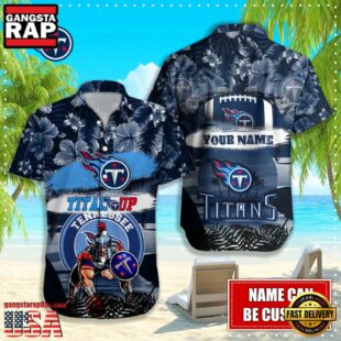 NFL Tennessee Titans Mascot Football Hawaiian Shirt