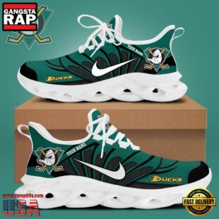 NHL Anaheim Ducks Hockey Logo Custom Name Max Soul Shoes