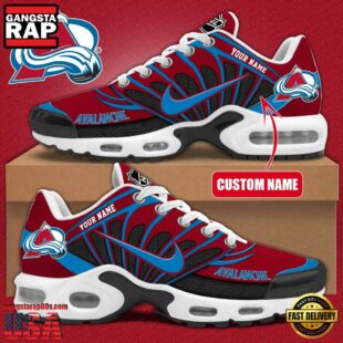 NHL Colorado Avalanche Hockey Logo Custom Name Air Max Plus Shoes