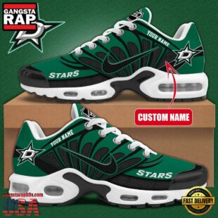 NHL Dallas Stars Hockey Logo Custom Name Air Max Plus Shoes