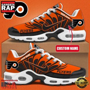 NHL Philadelphia Flyers Hockey Logo Custom Name Air Max Plus Shoes