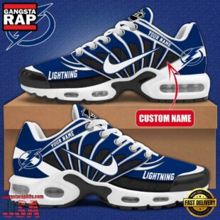 NHL Tampa Bay Lightning Hockey Logo Custom Name Air Max Plus Shoes