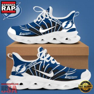 NHL Tampa Bay Lightning Hockey Logo Custom Name Max Soul Shoes