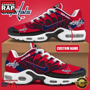 NHL Washington Capitals Hockey Logo Custom Name Air Max Plus Shoes