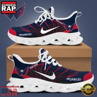 NHL Washington Capitals Hockey Logo Custom Name Max Soul Shoes