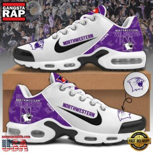 Northwestern Wildcats Football Mascot Symbol Custom Air Max Plus Shoes