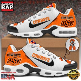 Oklahoma State Cowboys Football Mascot Symbol Custom Air Max Plus Shoes