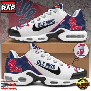 Ole Miss Rebels Football Mascot Symbol Custom Air Max Plus Shoes