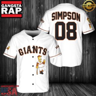 San Francisco Giants MLB Simpson Baseball Jersey