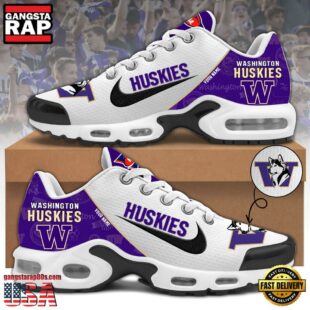 Washington Huskies Football Mascot Symbol Custom Air Max Plus Shoes