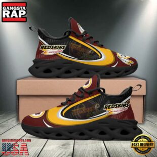 Washington Redskins NFL Max Soul Shoes Mean Gift For Fans