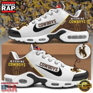 Wyoming Cowboys Football Mascot Symbol Custom Air Max Plus Shoes