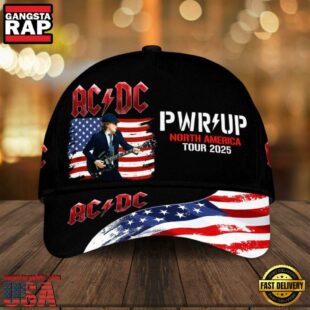 ACDC Power Up North American Tour 2025 Baseball Cap