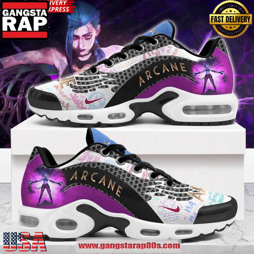 Arcane League of Legends Limited Air Max Plus Shoes Running Sneakers Arcane League of Legends Limited Air Max Plus Shoes Running Sneakers
