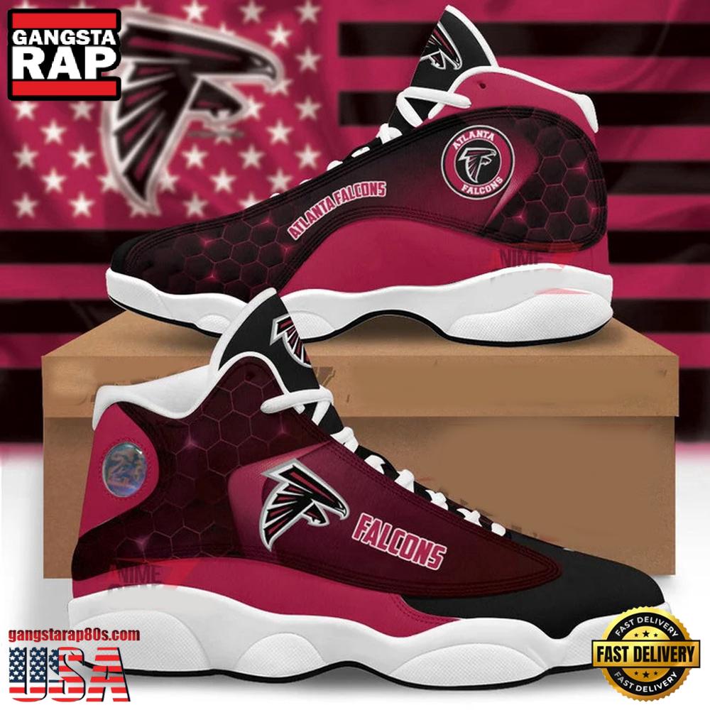 NFL Atlanta Falcons New Design Air Jordan 13 Running Sneakers Shoes NFL Atlanta Falcons New Design Air Jordan 13 Running Sneakers Shoes