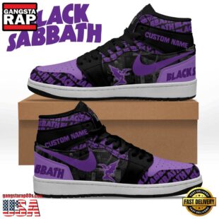 Black Sabbath Custom Air Jordan 1 Highop Shoes