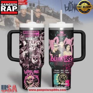Blink-182 Missionary Impossible 2025 Stanley Tumbler Cup