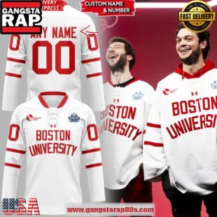 Boston University Terriers Frozen Four 2025 Hockey Jersey