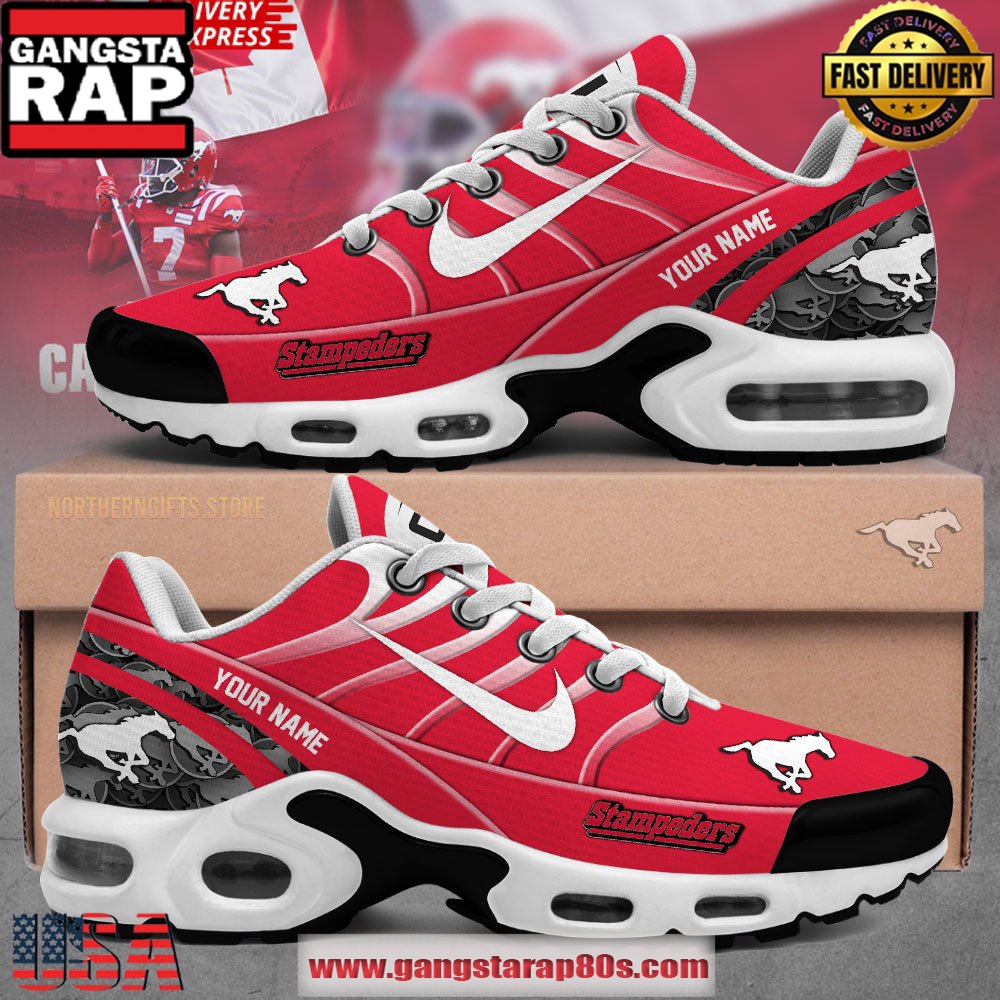 Calgary Stampeders CFL Limited Edition Air Max Plus Shoes Running Sneakers Calgary Stampeders CFL Limited Edition Air Max Plus Shoes Running Sneakers