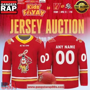 Calgary Wranglers Kid’s Friday Special Edition Hockey Jersey