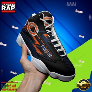 Chicago Bears NFL Air Jordan 13 Shoes For Fans