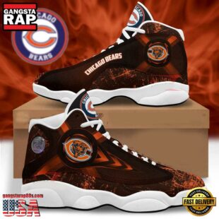 Chicago Bears NFL Air Jordan 13 Shoes For Fans