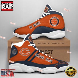 Chicago Bears NFL Team Air Jordan 13 Shoes For Fans