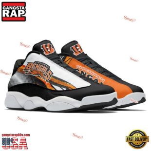 Cincinnati Bengals NFL Air Jordan 13 Shoes For Fans