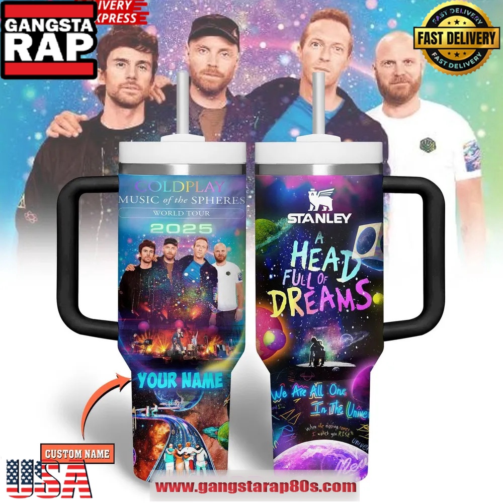 Coldplay Music of the Spheres 2025 Custom Stanley Tumbler 40oz Coldplay Music of the Spheres 2025 Custom Stanley Tumbler 40oz