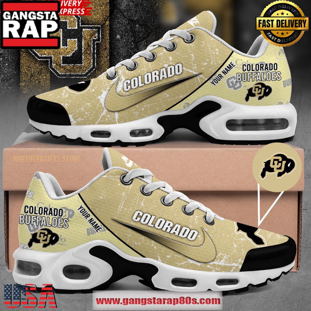 Colorado Buffaloes Prime Custom Name Air Max Plus Shoes Running Sneakers Colorado Buffaloes Prime Custom Name Air Max Plus Shoes Running Sneakers