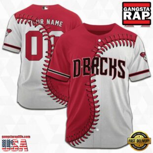 Custom Name And Number Arizona Diamondbacks MLB Baseball Jersey