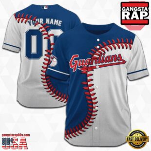 Custom Name And Number Cleveland Guardians MLB Baseball Jersey