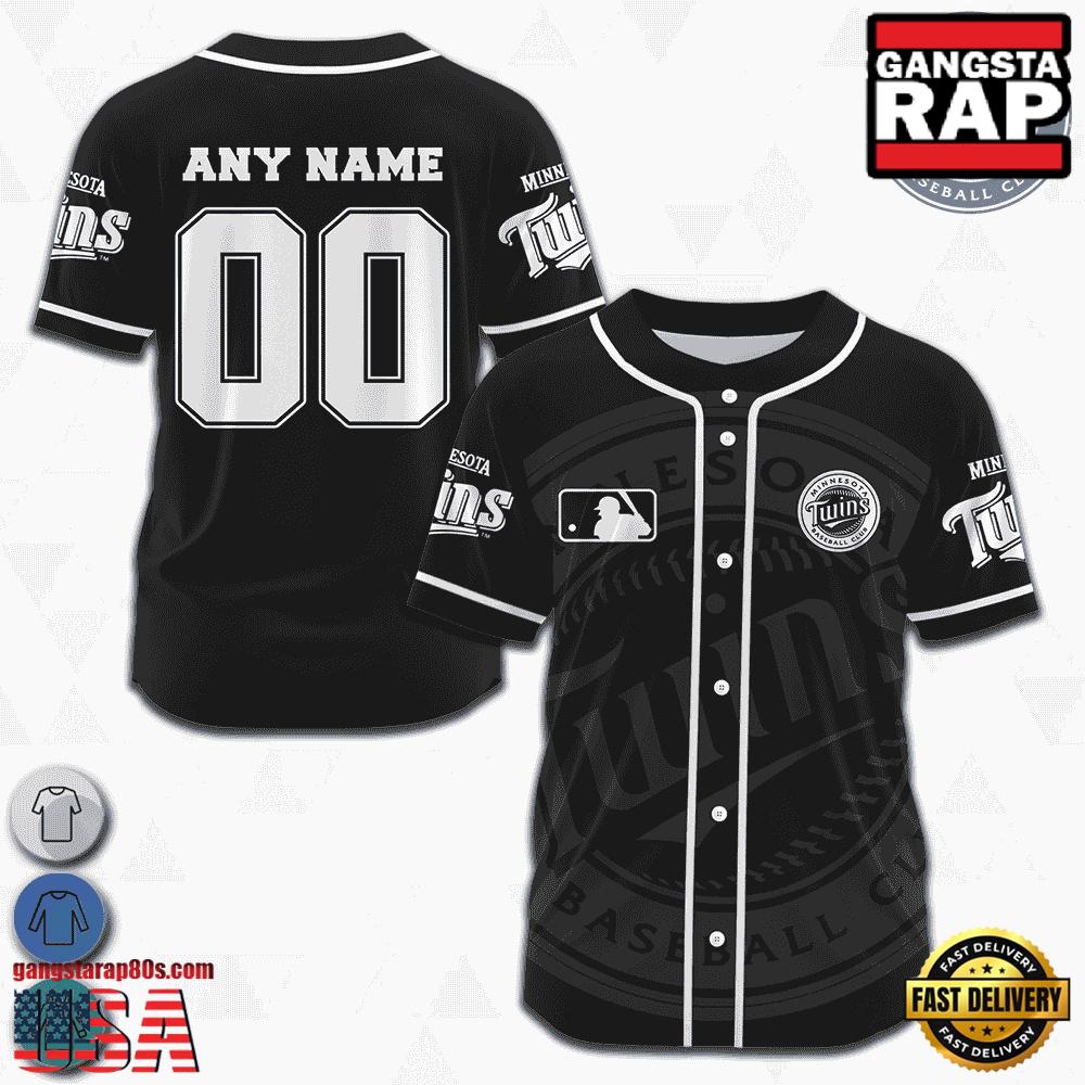 MLB Custom Name Number Minnesota Twins Team Logo Design Baseball Jersey MLB Custom Name Number Minnesota Twins Team Logo Design Baseball Jersey