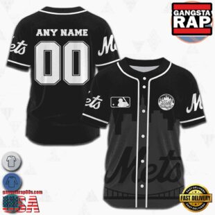 Custom Name And Number New York Mets MLB Team Baseball Jersey